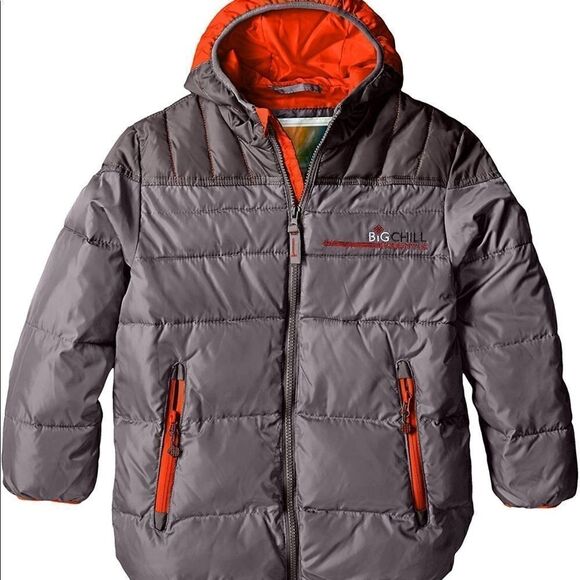 Big Chill Boys' Puffer Jacket with Down Fill - Picture 1 of 5